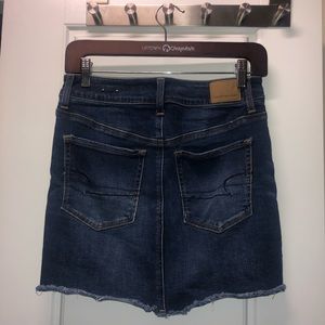 AE denim jean mini skirt